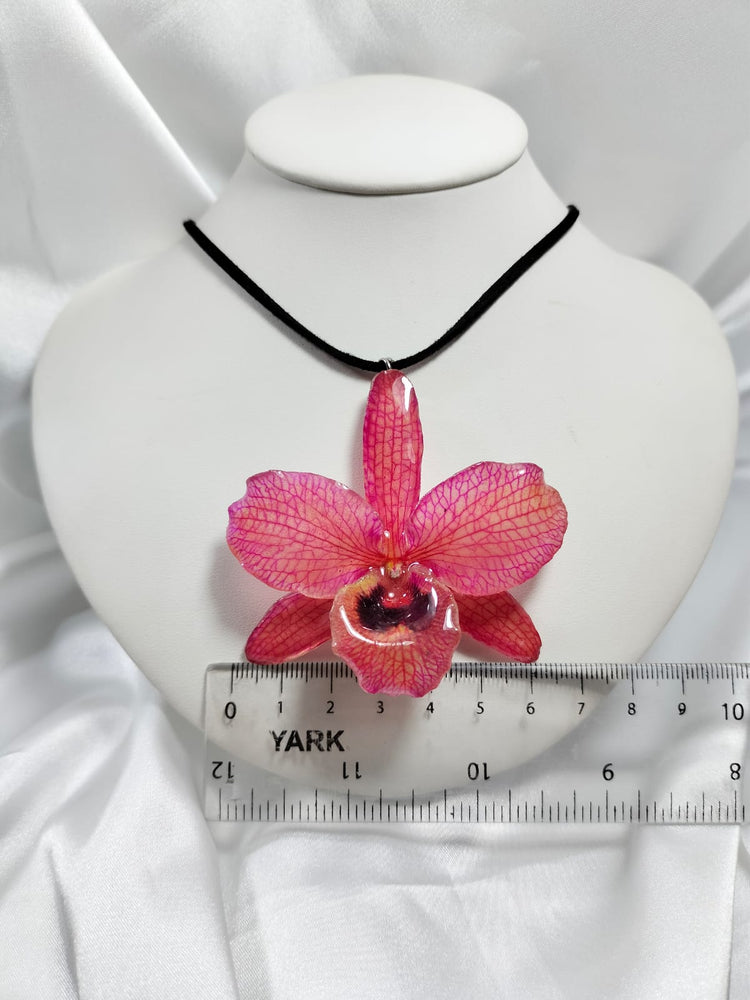 Dije de orquídea dendrobium nobile