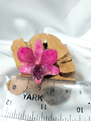 Anillo de dendrobium rosa