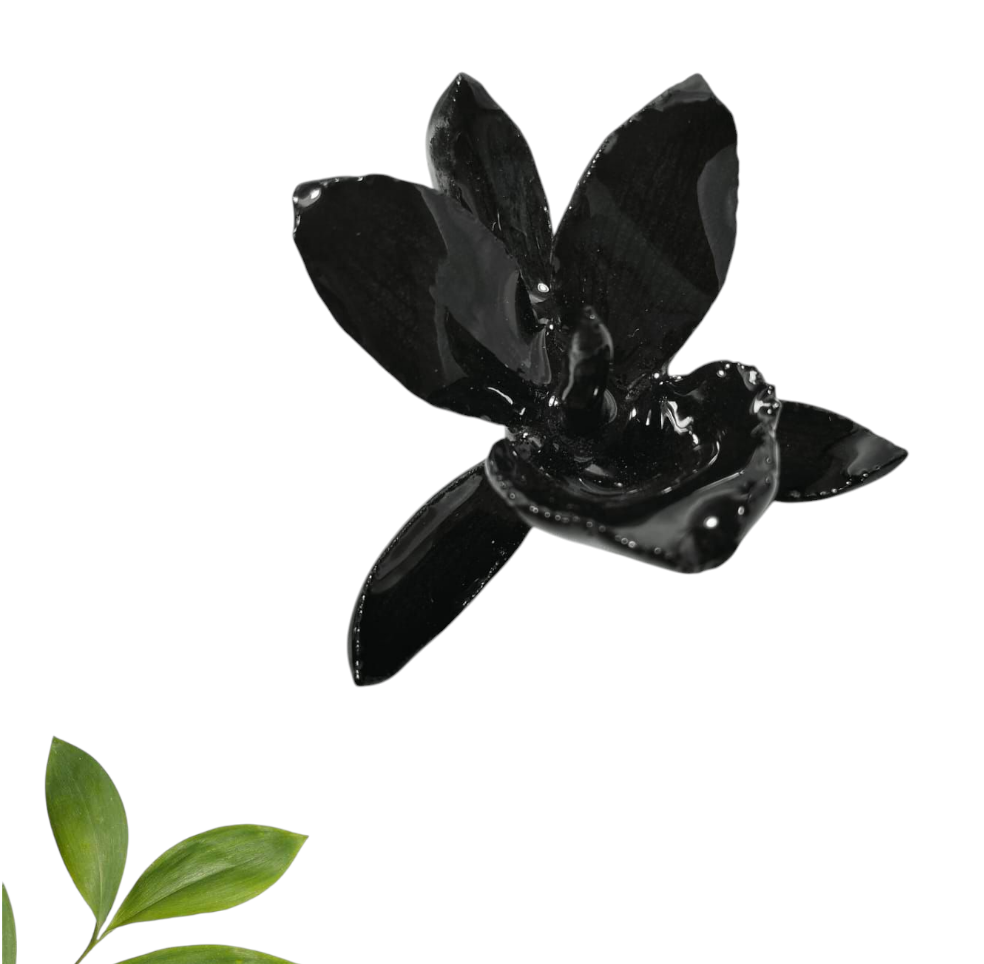 Anillo de Orquídea Negra