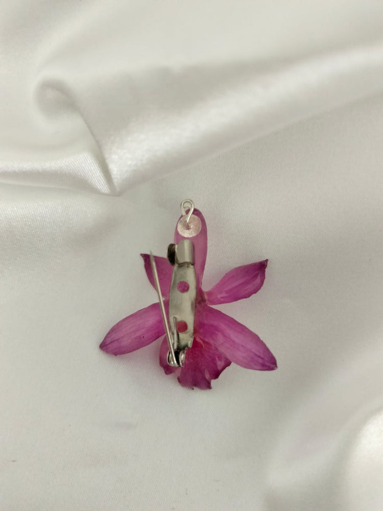 Broche de orquídea bugambilia