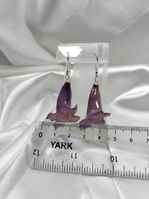 Aretes de jacarandas