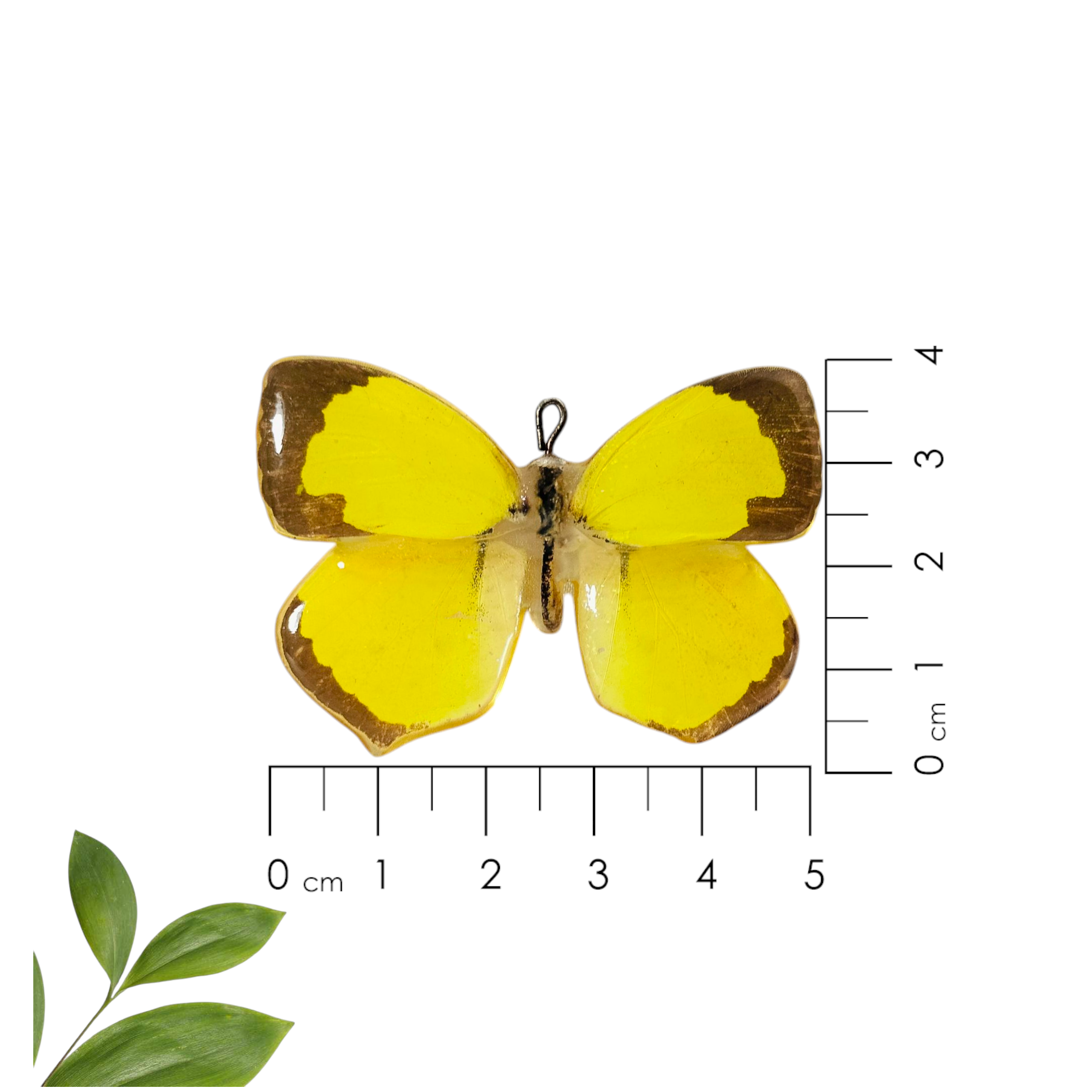 Anillo de Mariposa Amarilla Chica