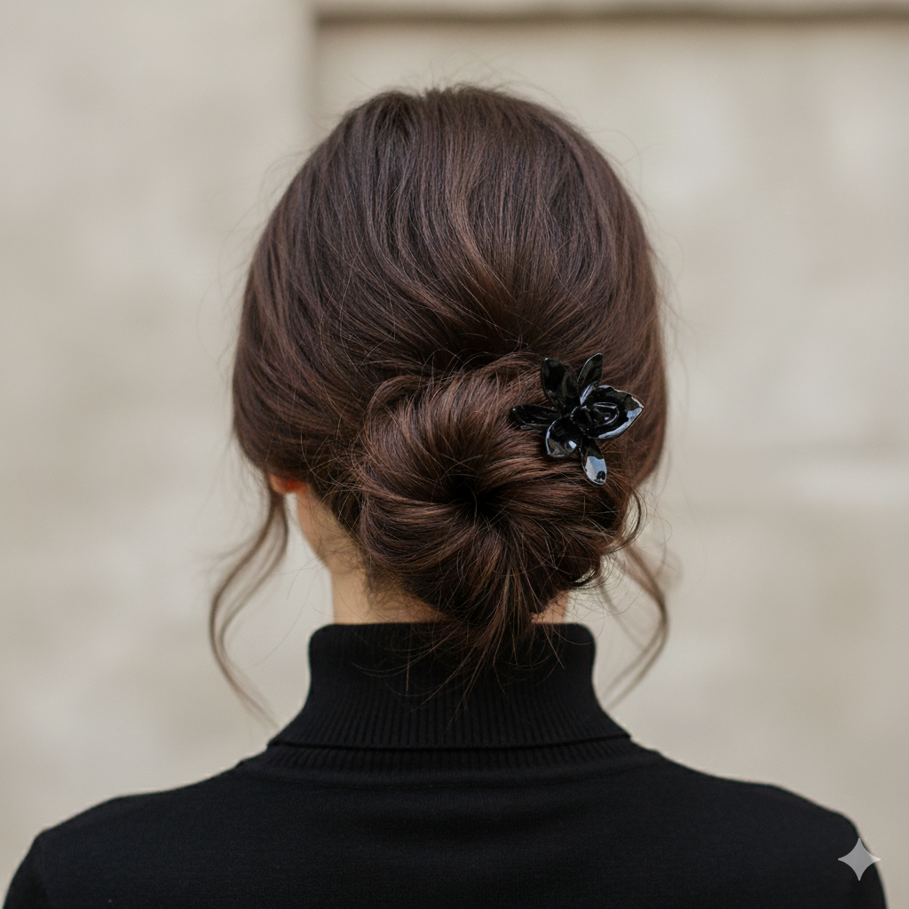 Horquilla de Orquídea Negra