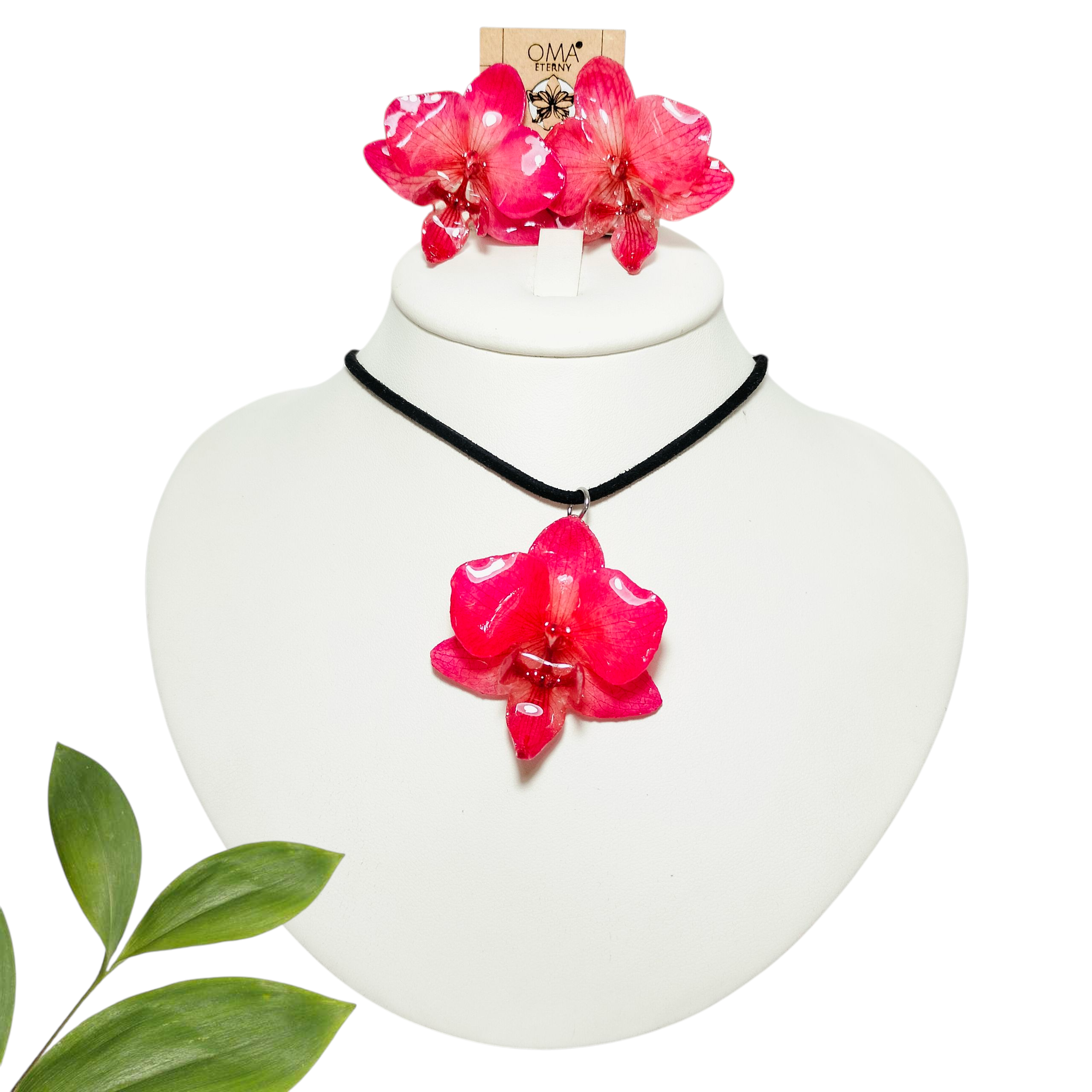 Juego de Orquídeas Rosas