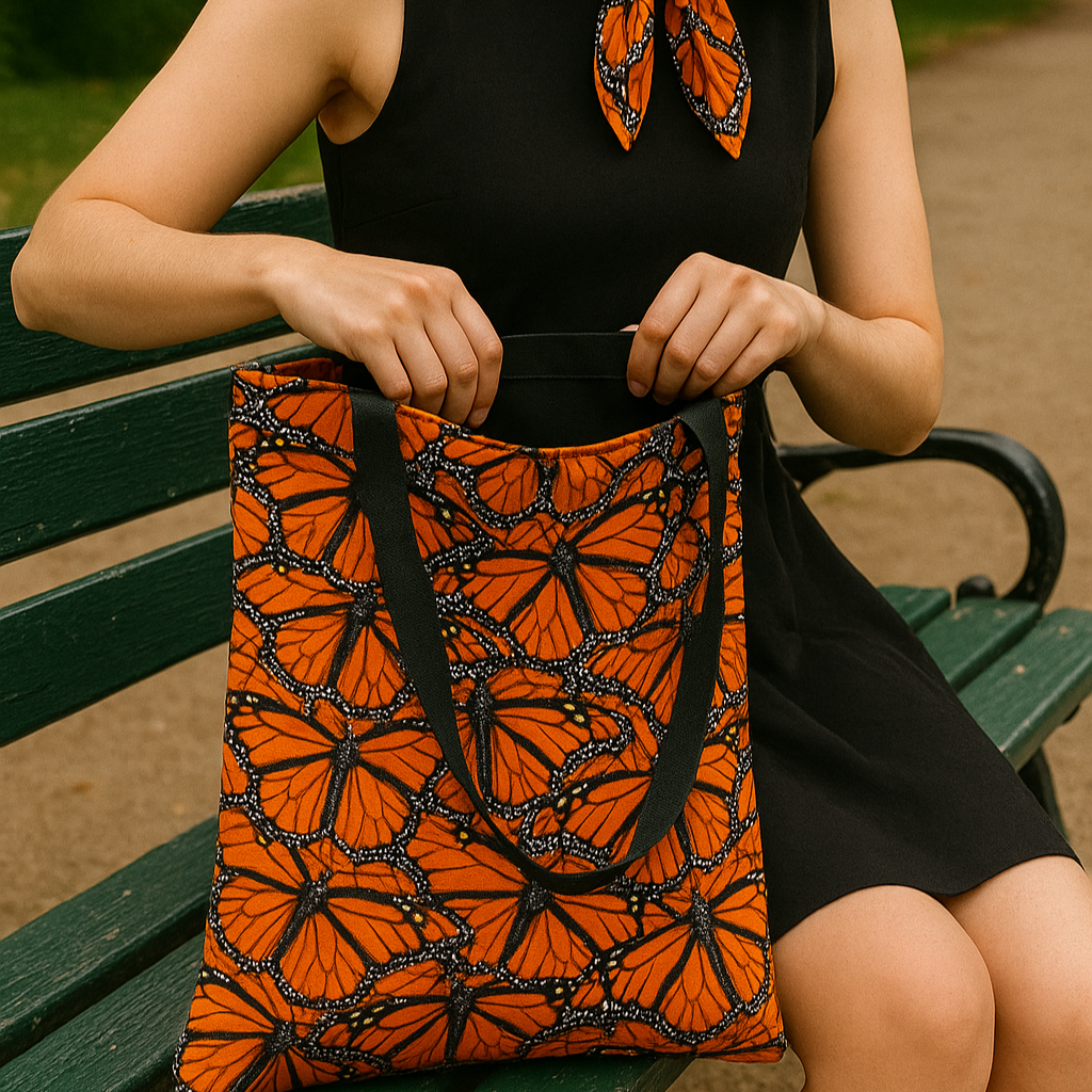 Bolso de mariposa monarca