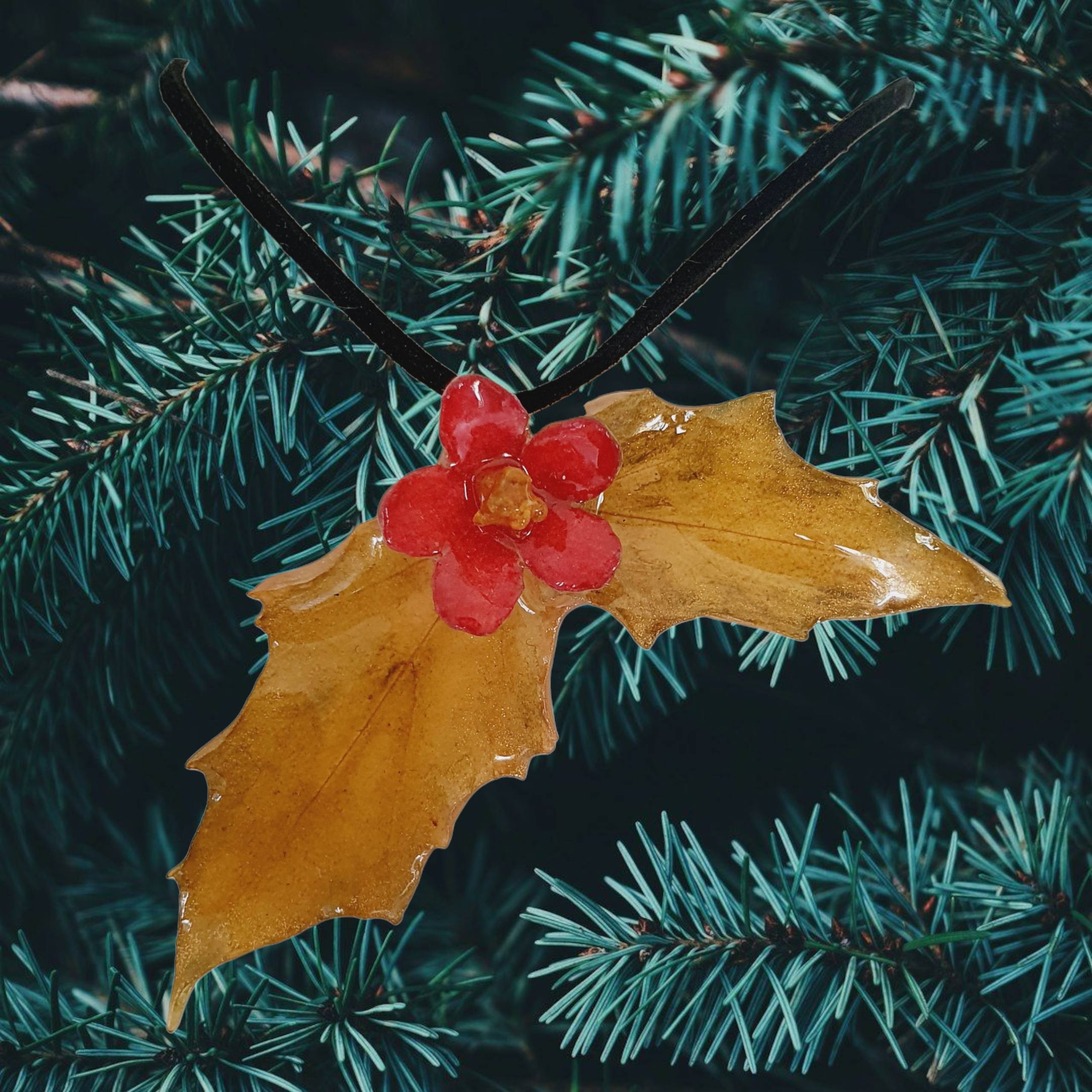 Petalos de noche buena collar