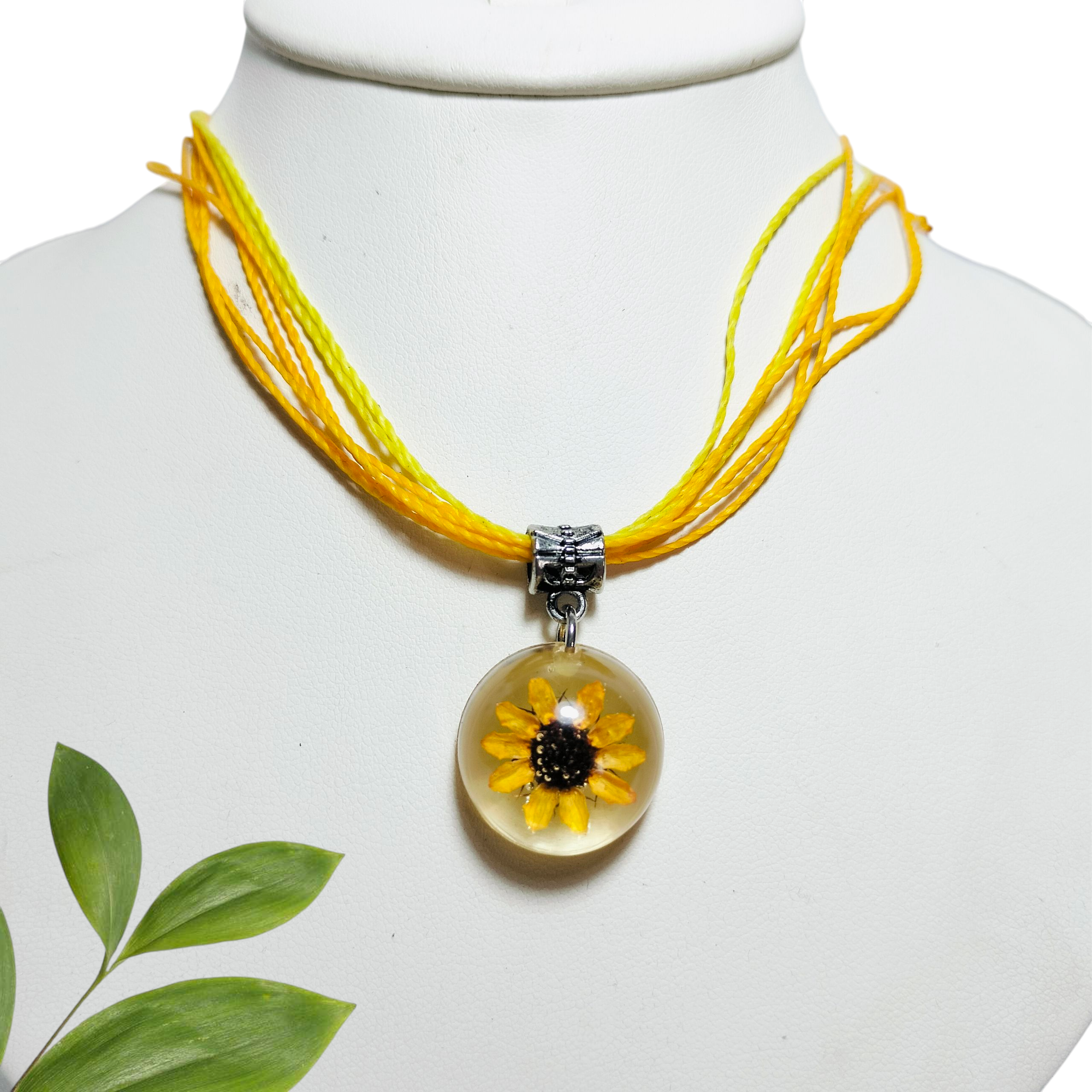 Girasol con Collar Amarillo