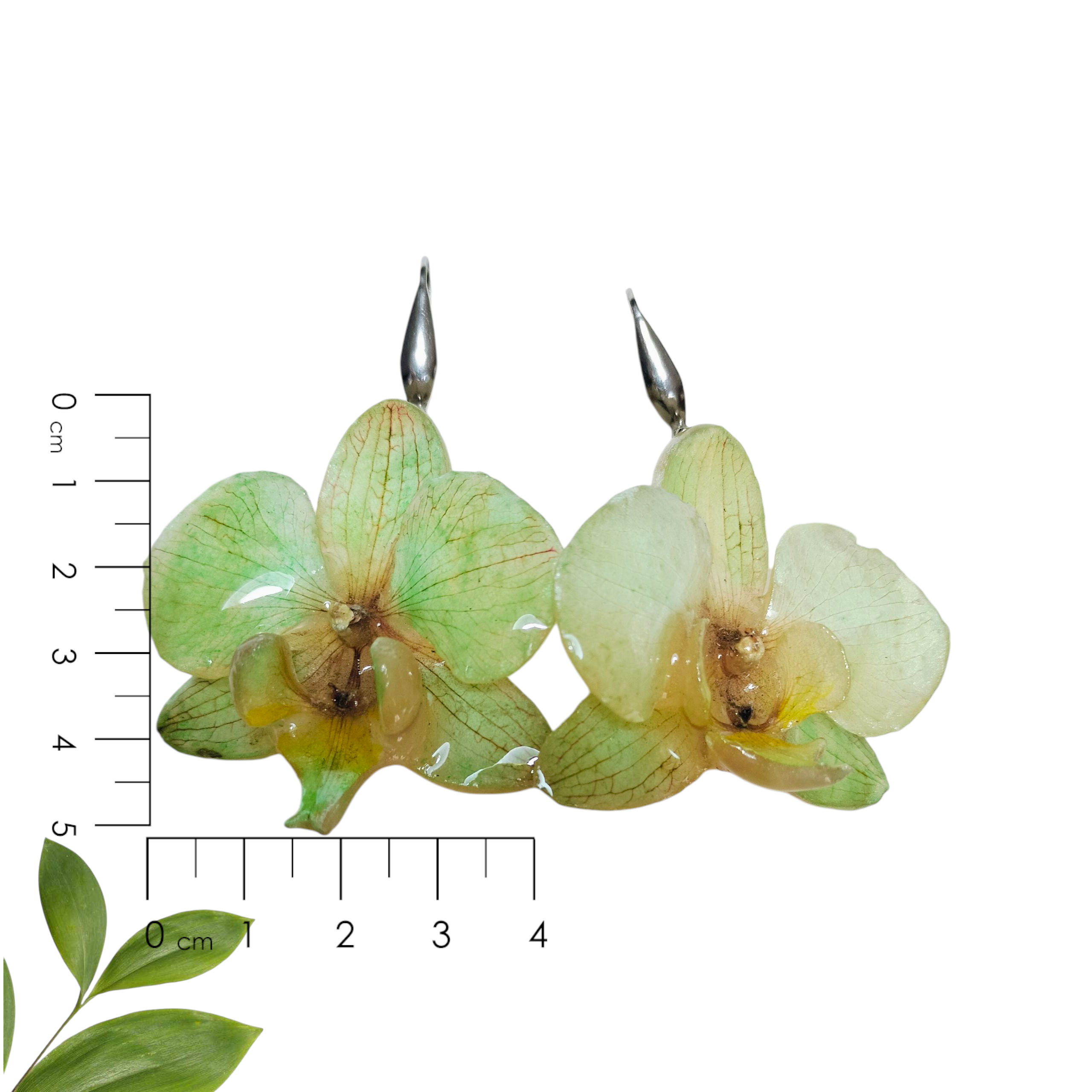 Aretes Colgantes Verdes