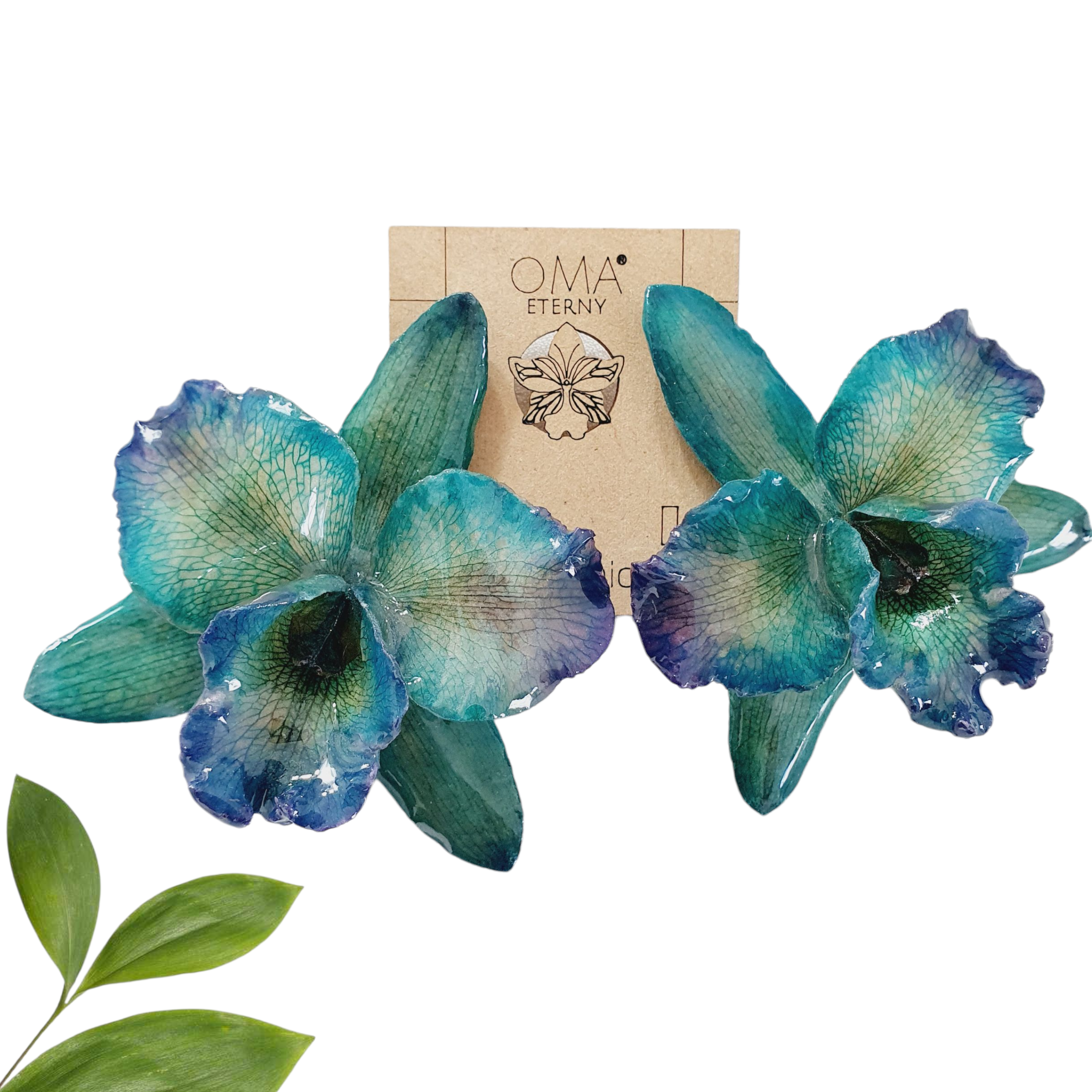 Aretes en tonalidades azules