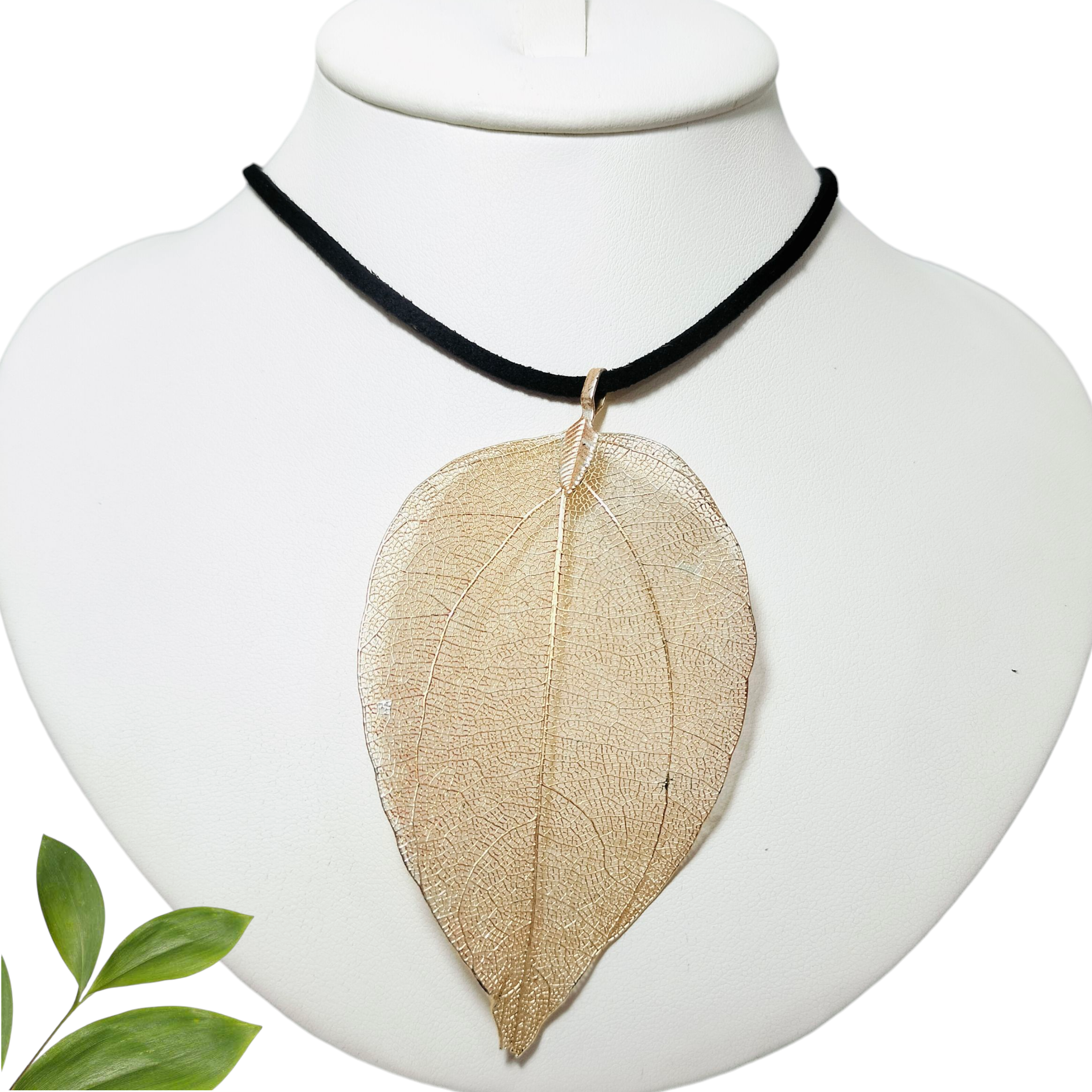 Dije de Esqueleto de Hoja