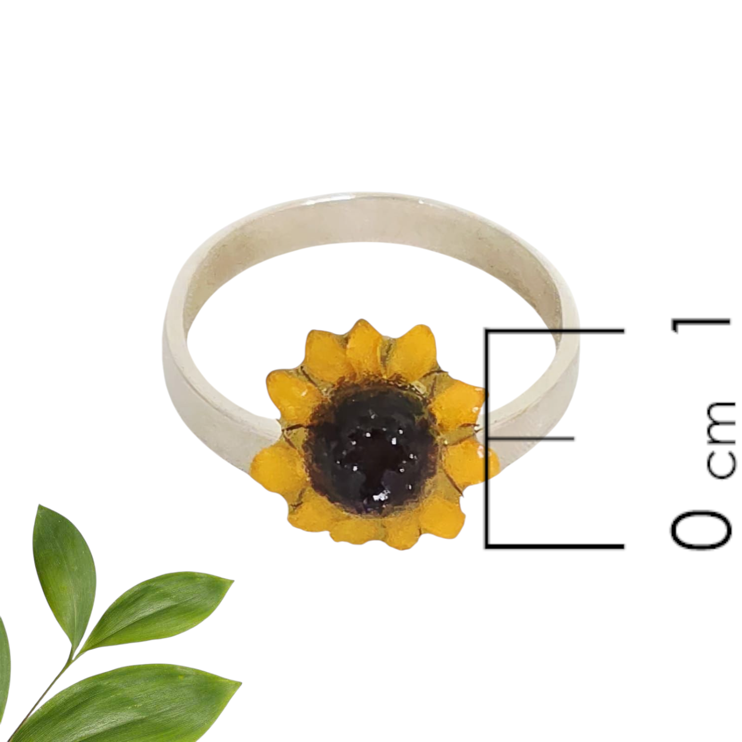 Anillo de Mini Girasol
