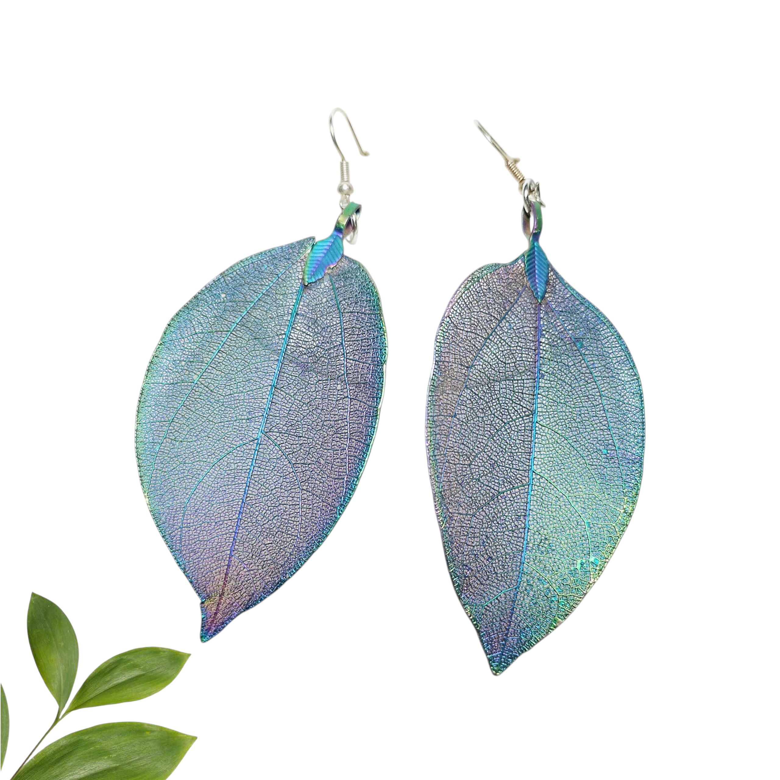 Aretes de Hojas Tornasol