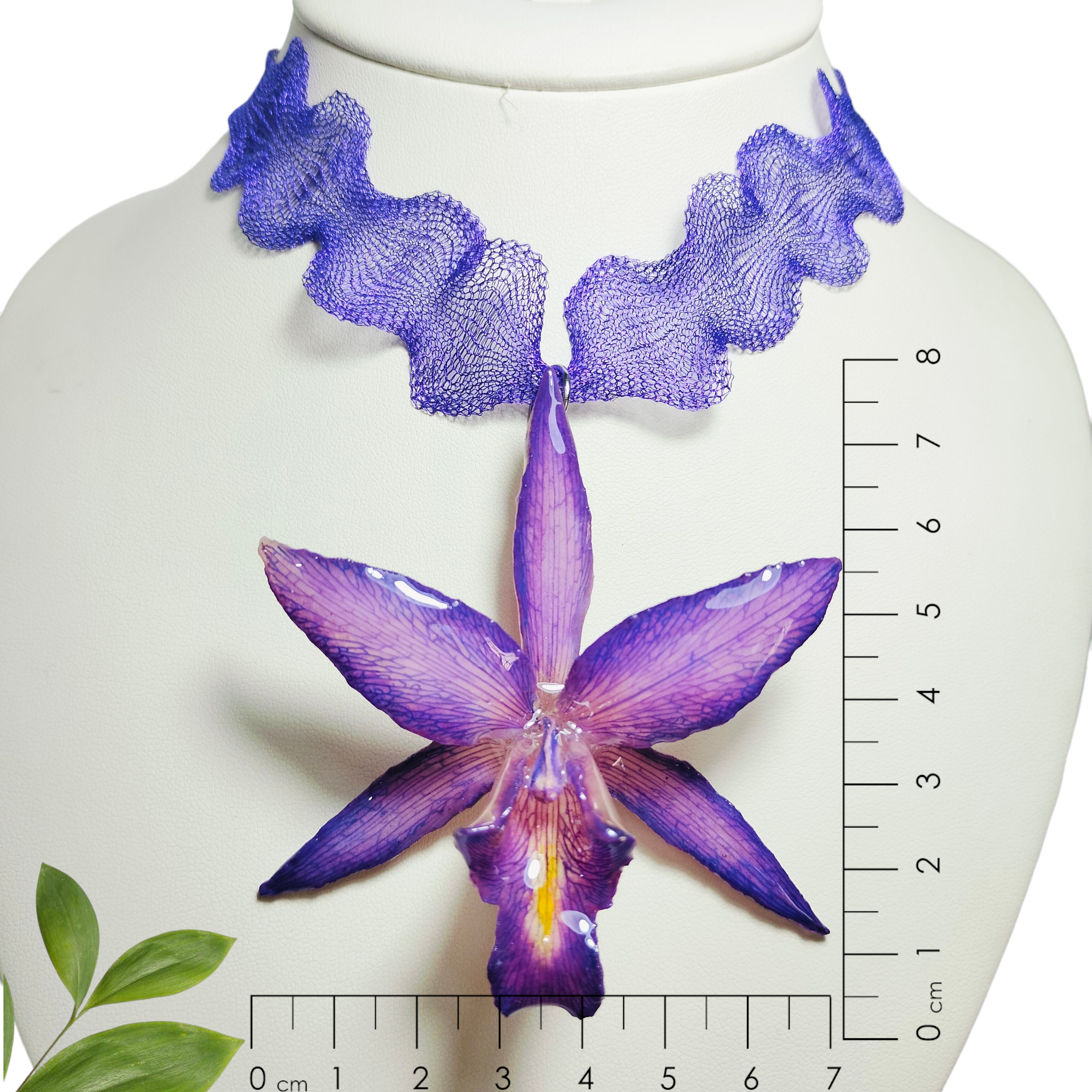 Laelia Morada con Collar Morado