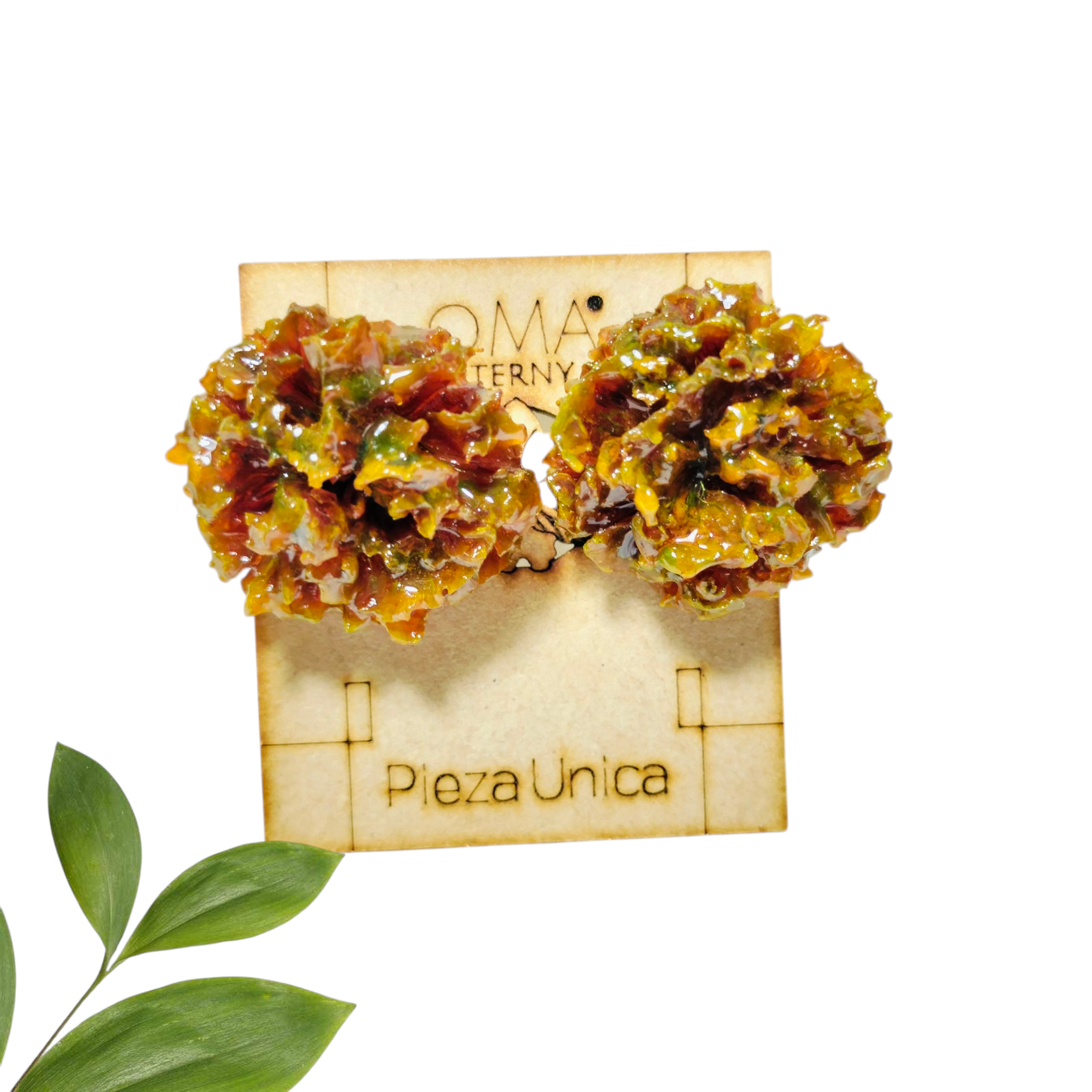 Aretes de Cempasúchil