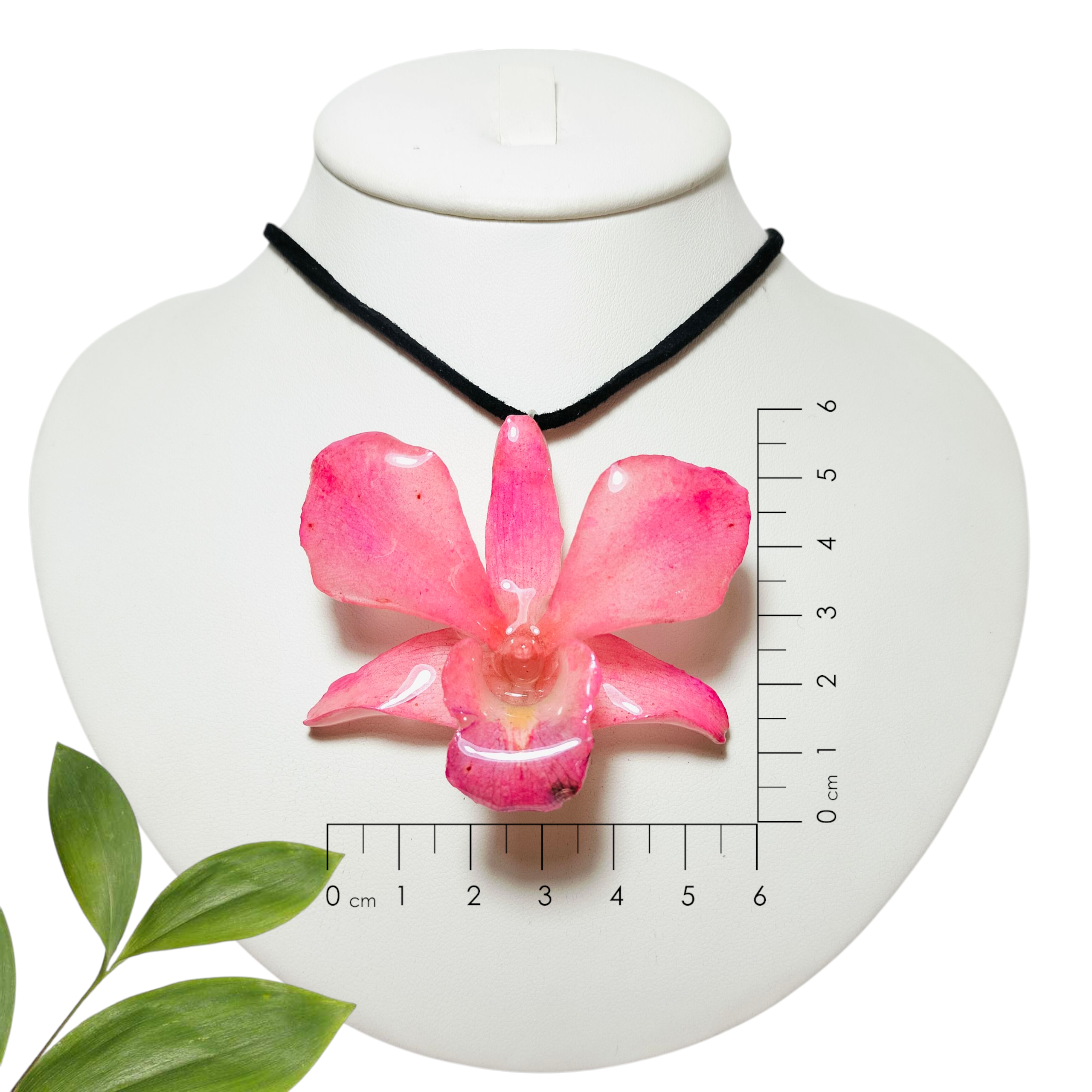 Dije de Orquídea Rosa