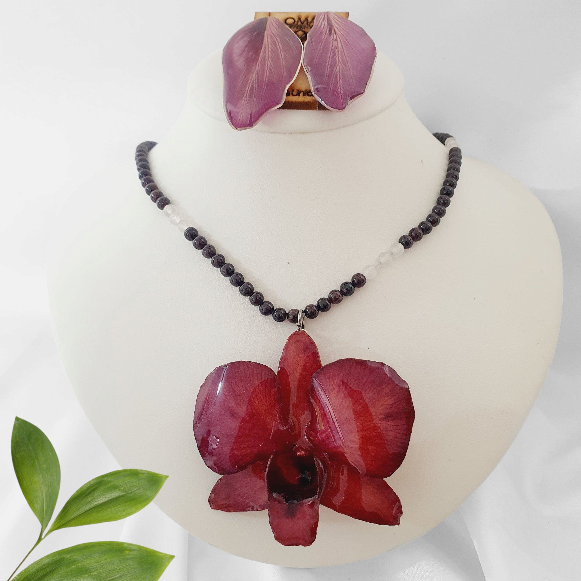 Orquidea color vino
