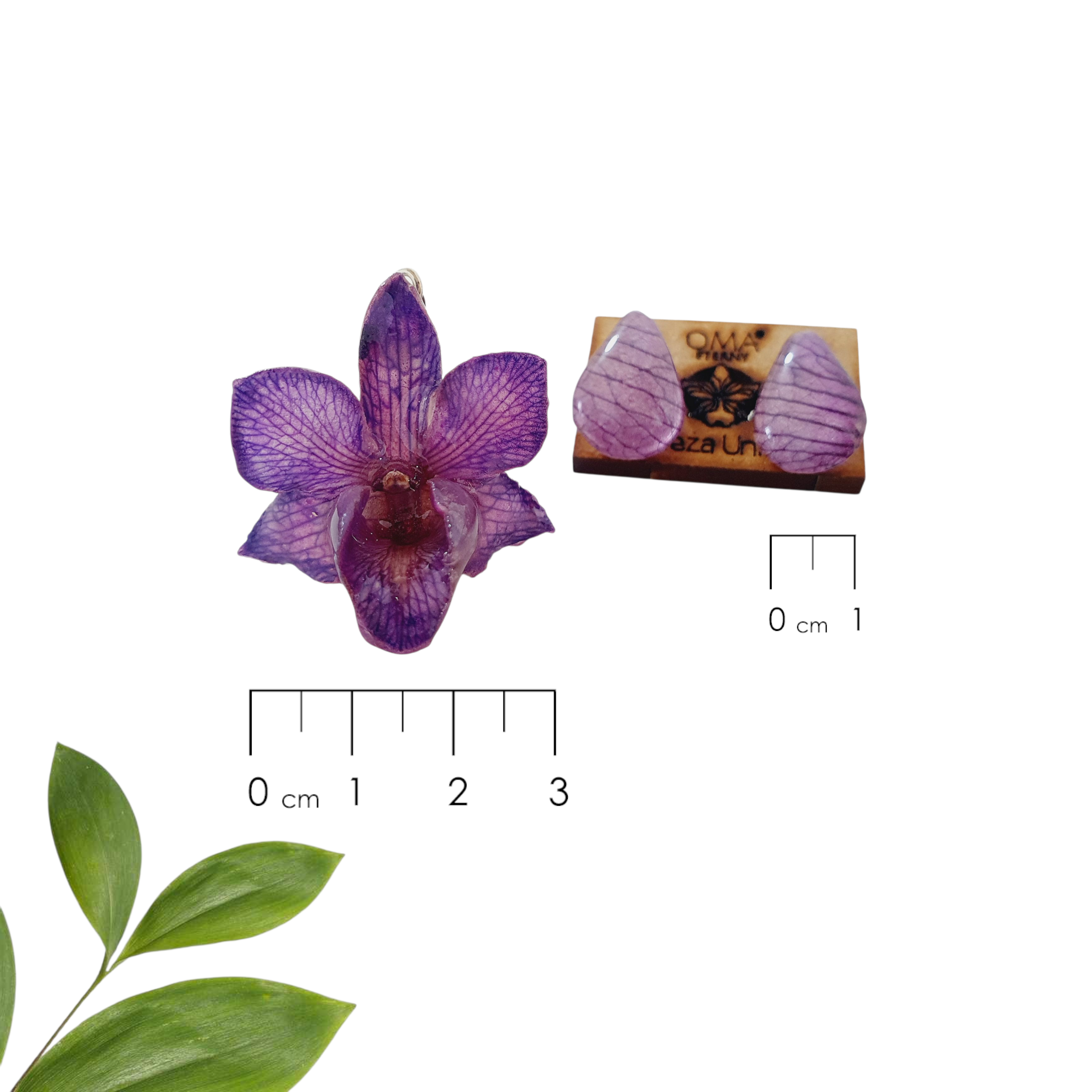 ANILLO orquídea dendrobium morada