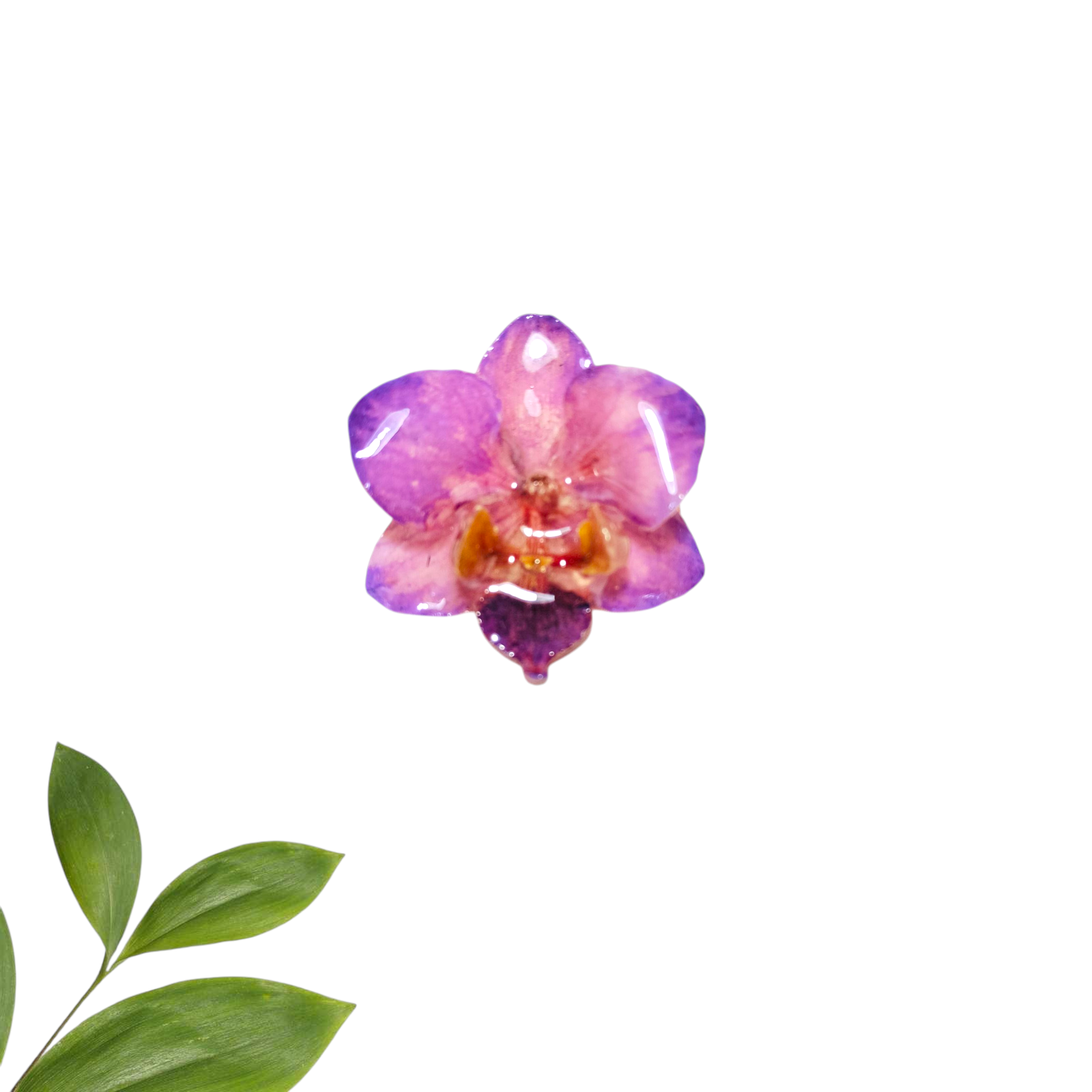 Anillo de Orquídea Lila