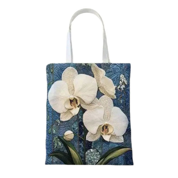 Bolso de orquídea blanca